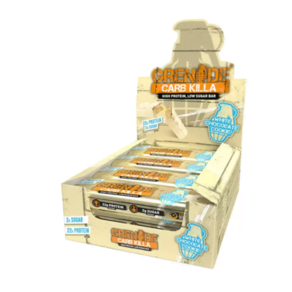 Grenade Carb Killa White Chocolate Cookie Protein Bar 12 x 60g