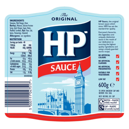 HP Brown Sauce 2 x 600g - Image 3