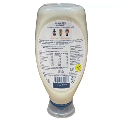 Hellmann's Real Squeezy Mayonnaise 2 x 750ml - Image 3