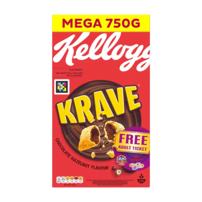 Kellogg's Krave Chocolate Hazelnut 2 x 750g - Image 2