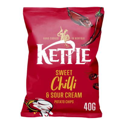 KETTLE® Chips Sweet Chilli & Sour Cream Crisps 18 x 40g