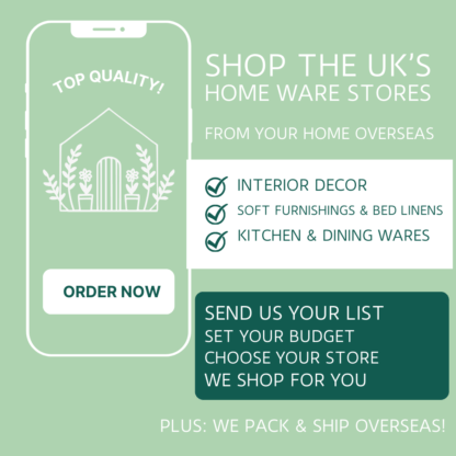 Personal Shopping Service - UK Home Wares Shop