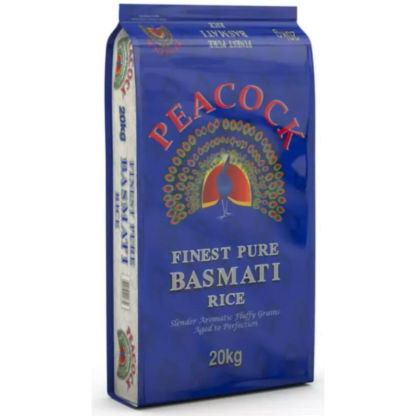 Peacock Finest Pure Basmati Rice 20kg