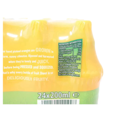 Fruit Shoot Orange 24 x 200ml - Image 3