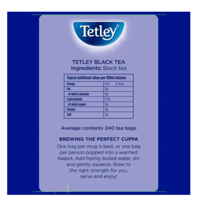 Tetley Original Tea Bags 3 x 240 bags - Image 2