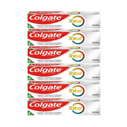 Colgate Toothpaste Total Original Care, 6 x 125ml