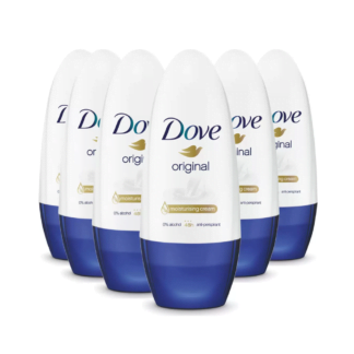 Dove Roll-On Deodorant, 6 x 50ml