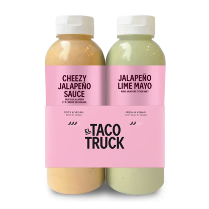 El Taco Truck Cheezy Jalapeño Sauce & Jalapeño Lime Mayonnaise 2 x 500ml