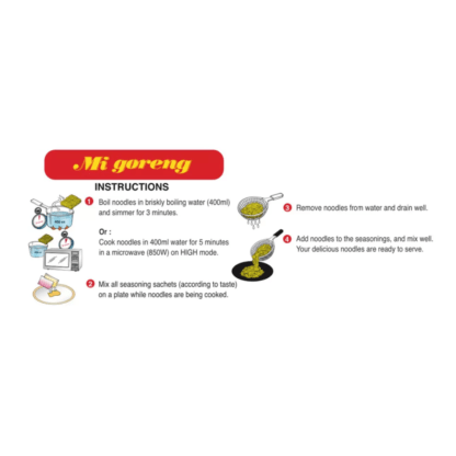 Indomie Mi Goreng Stir Fry Noodles instructions