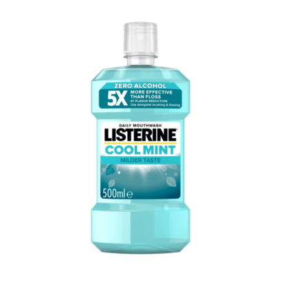 Listerine Milder Taste antibacterial Mouthwash 500ml