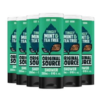 Original Source Mint & Tea Tree Shower Gel, 6 x 250ml