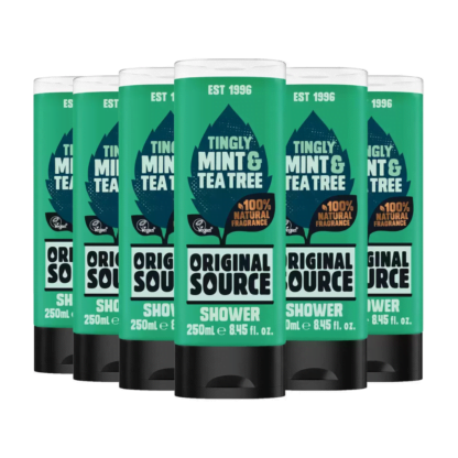 Original Source Mint & Tea Tree Shower Gel, 6 x 250ml