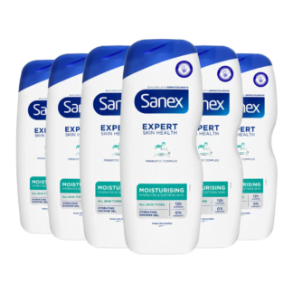 Sanex Moisture Shower Gel 6 x 570ml