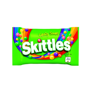 Skittles Vegan Chewy Sweets Crazy Sour Fruit Flavoured Bag 45g