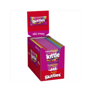 Skittles Vegan Chewy Sweets Wild Berry Fruit Flavoured Bag 36 x 45g