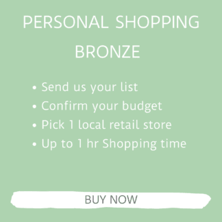 PERSONAL SHOPPING BRONZE BUY NOW